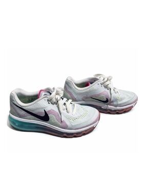 Nike Pink and White Sneakers